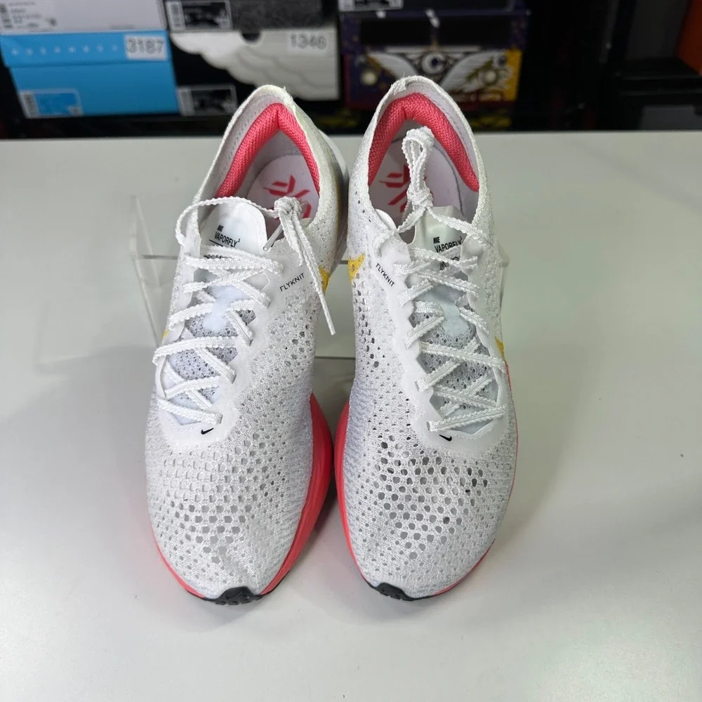 Nike ZoomX Vaporfly Next% 3 'White Sea Coral' DV4130-101 Women's 6.5, Men's 5